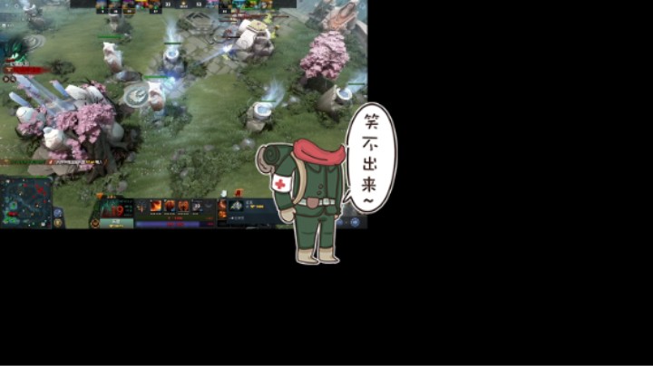 惨兮兮活久见dota2三号位龙骑士遇见头铁艾欧小精灵拼失败几次打不动小鱼人了唉，稳稳的失败