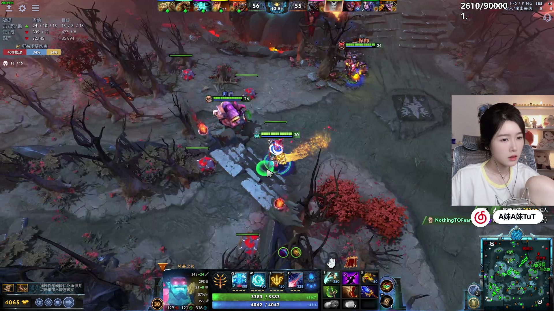 【2024-03-25 23点场】A妹A妹：【呆猪】10011 新人主播的直播间