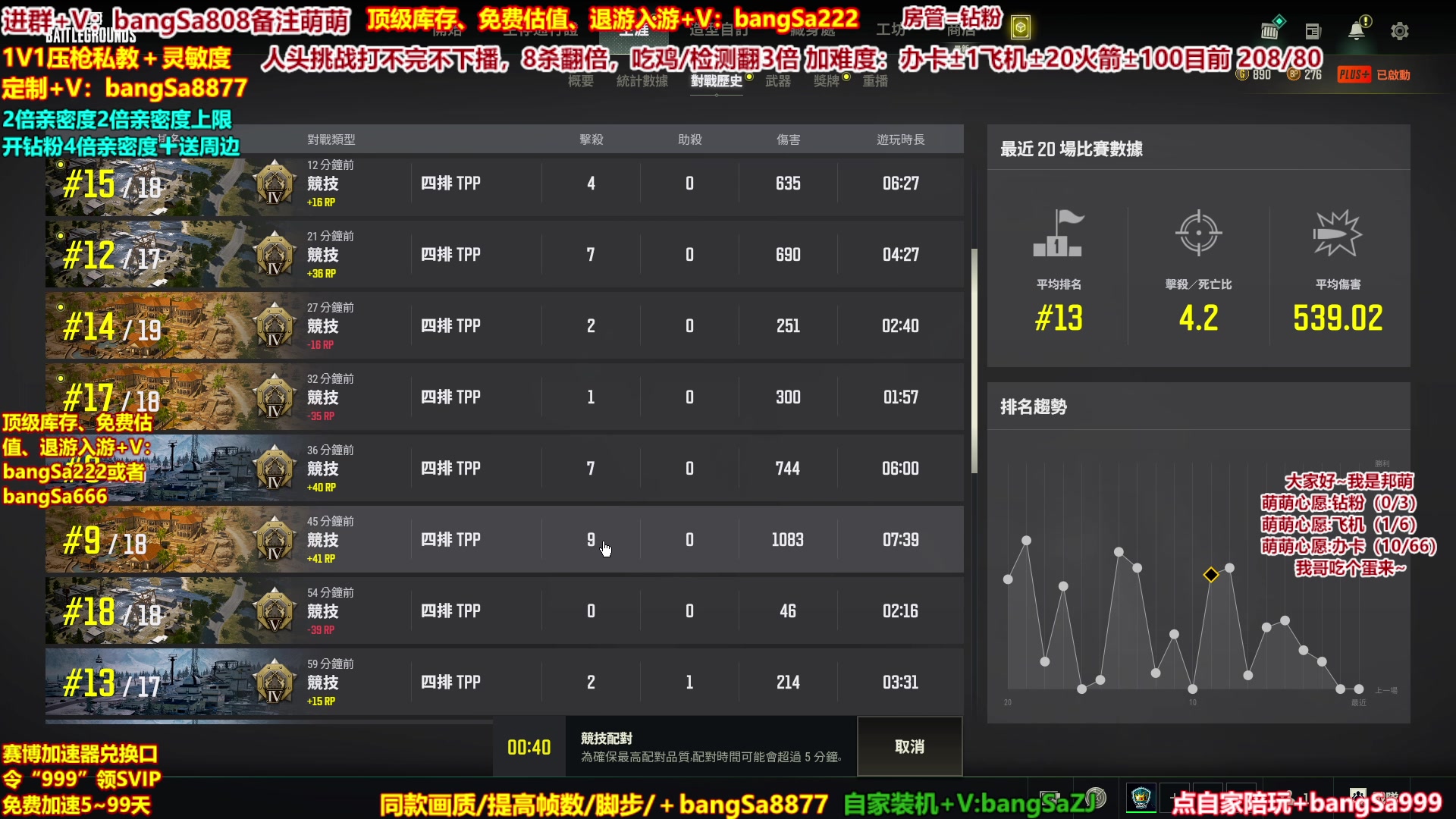 【2024-04-01 04点场】邦Sa：【人头挑战】最强单4！送斗鱼金夹克！