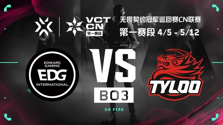2024VCTCN第一赛段常规赛 EDG vs TYL BO3