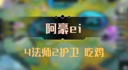 【阿豪ei】4法师2护卫 吃鸡