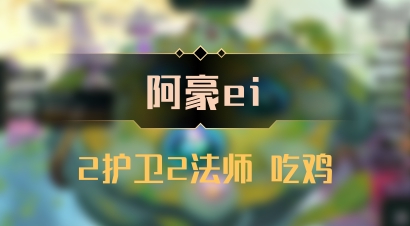 【阿豪ei】2护卫2法师 吃鸡
