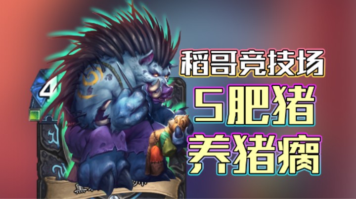 稻哥炉石12胜竞技场（瘸）：5肥猪养猪瘸