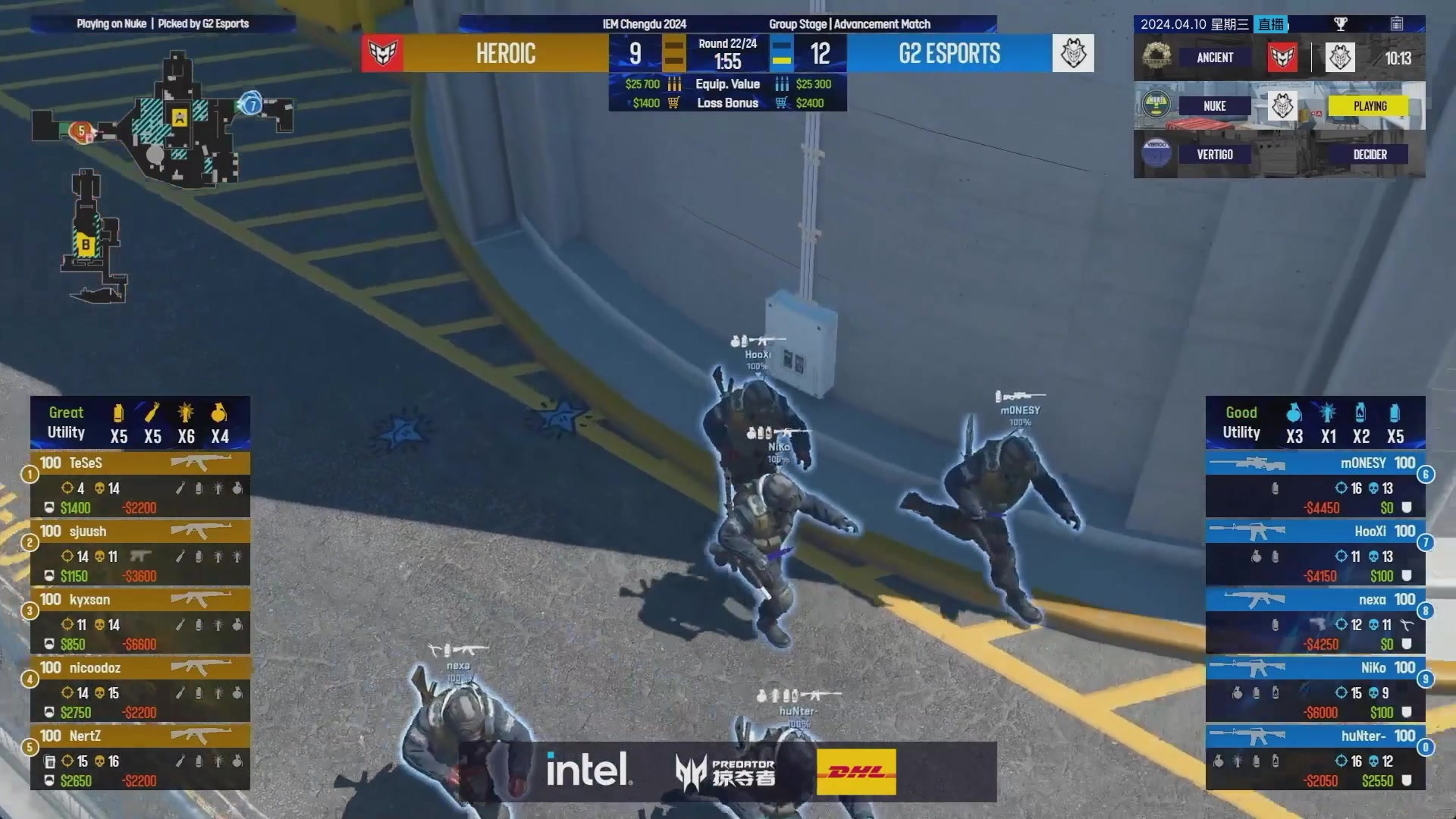 【2024-04-10 20点场】diyy刘頔：diyy:3倍亲密度！看看比赛玩玩单机