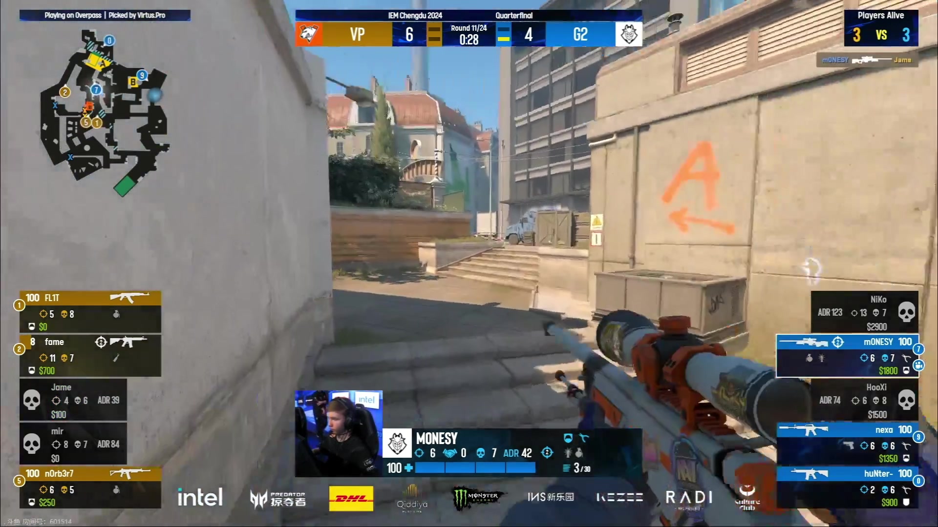 【2024-04-12 16点场】CSGO百岁三：双倍线下 IEM 成都现场