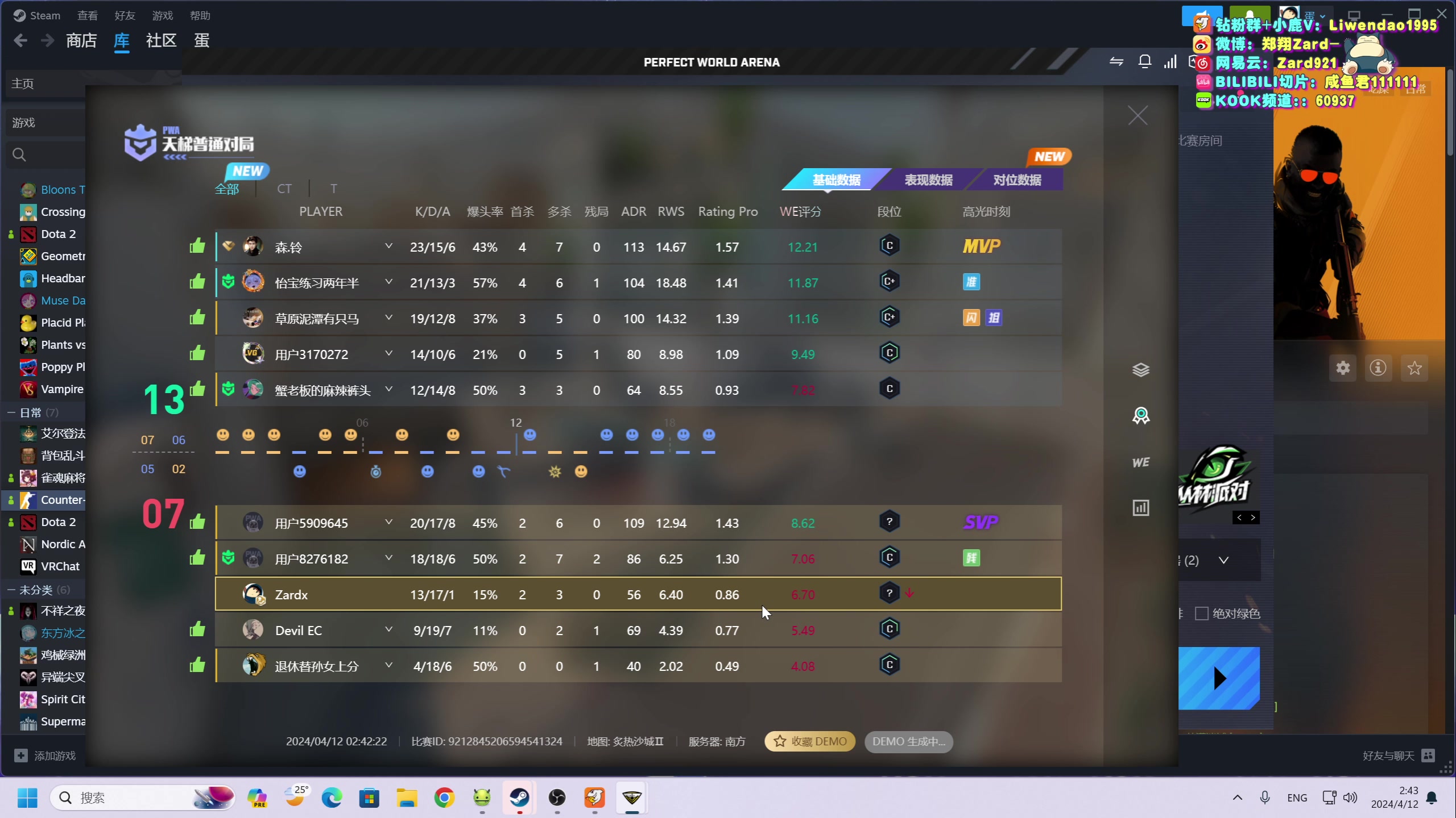 【2024-04-12 02点场】zard1991：zard1991-chill dude