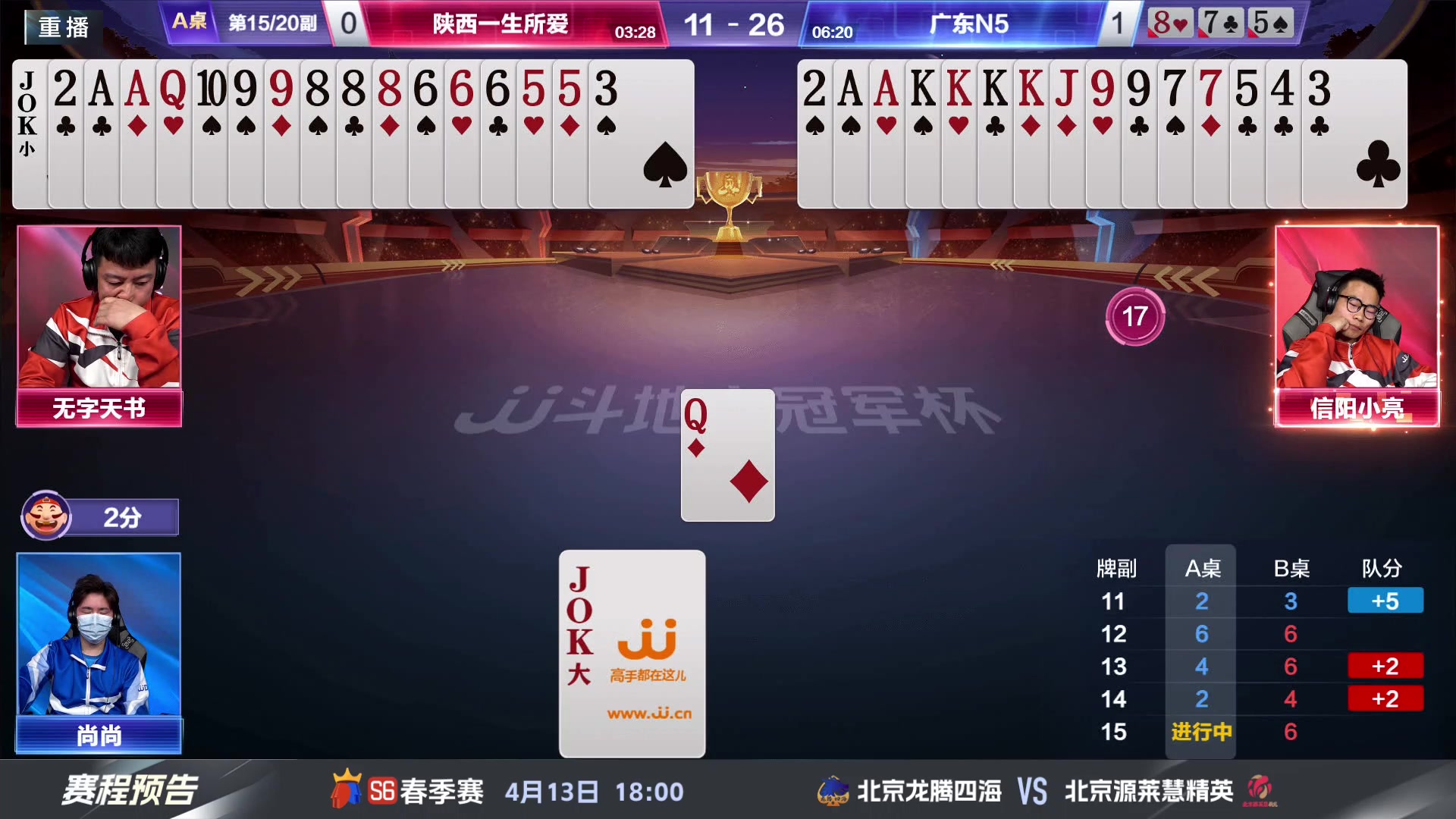 【2024-04-13 09点场】JJ斗地主官方：春季赛C组精彩继续