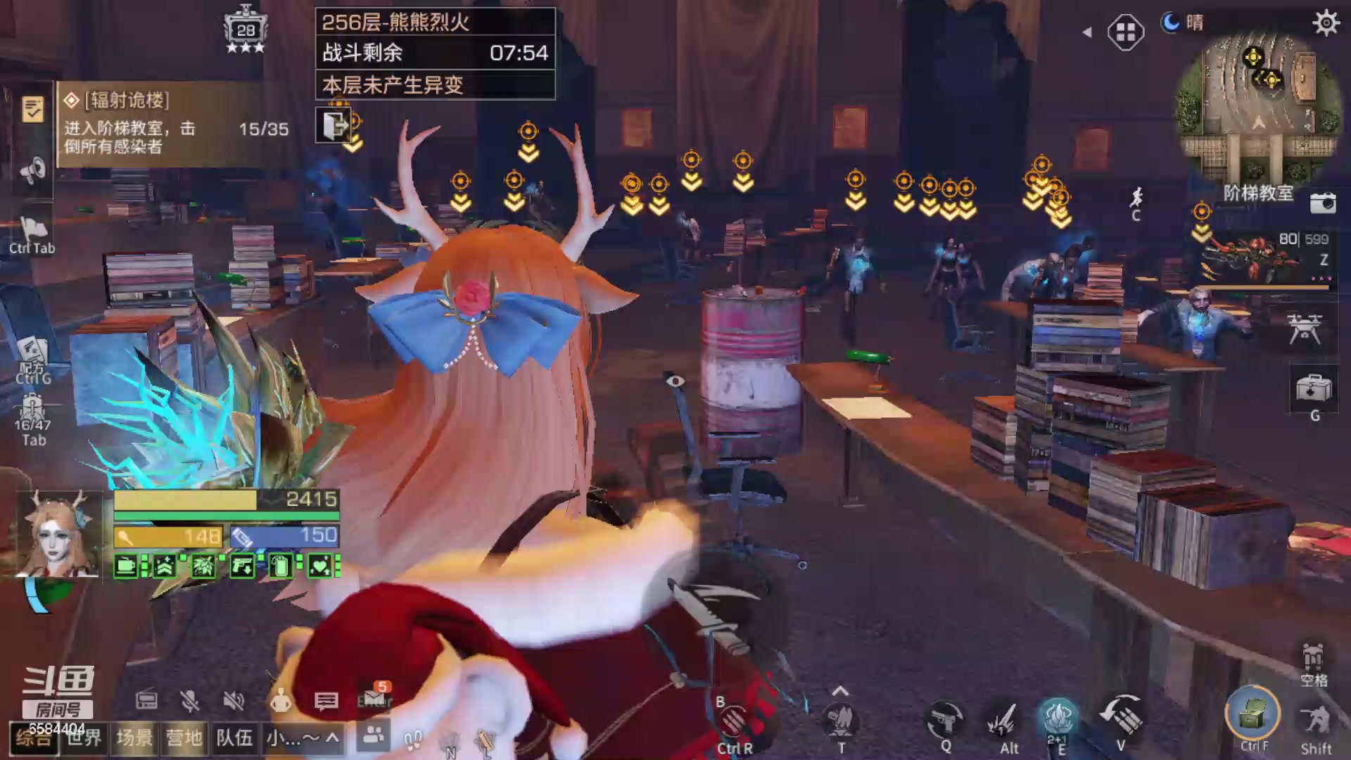 【2024-04-15 13点场】中华田园冯太极：诡楼竞速免费，卡层10钻石