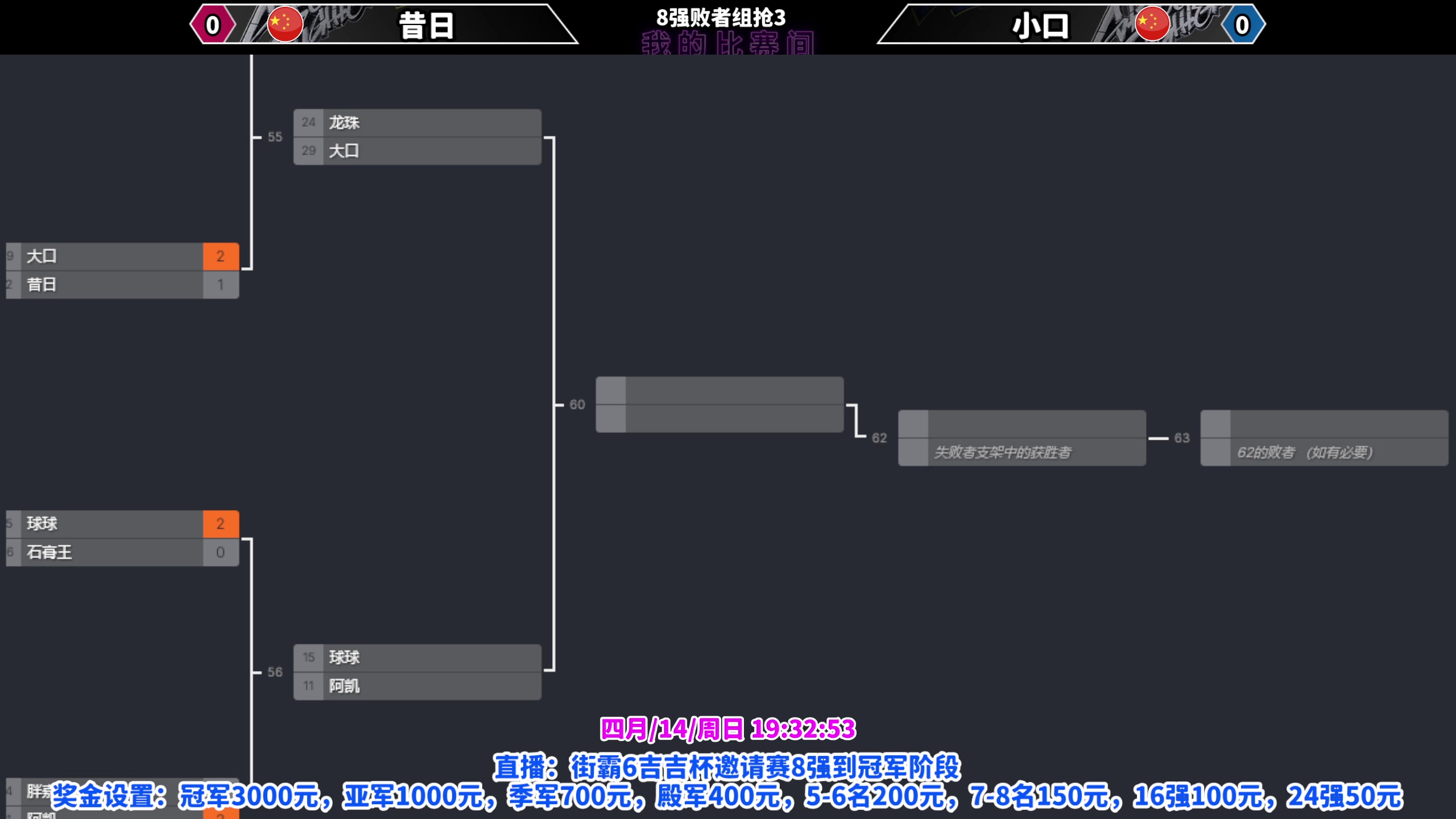 【2024-04-14 18点场】边哥BeenGor：直播：看国内高手出战！街霸6吉吉杯决赛
