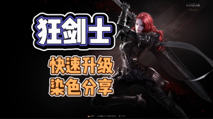 【命运方舟】狂剑士 快速升级+染色分享