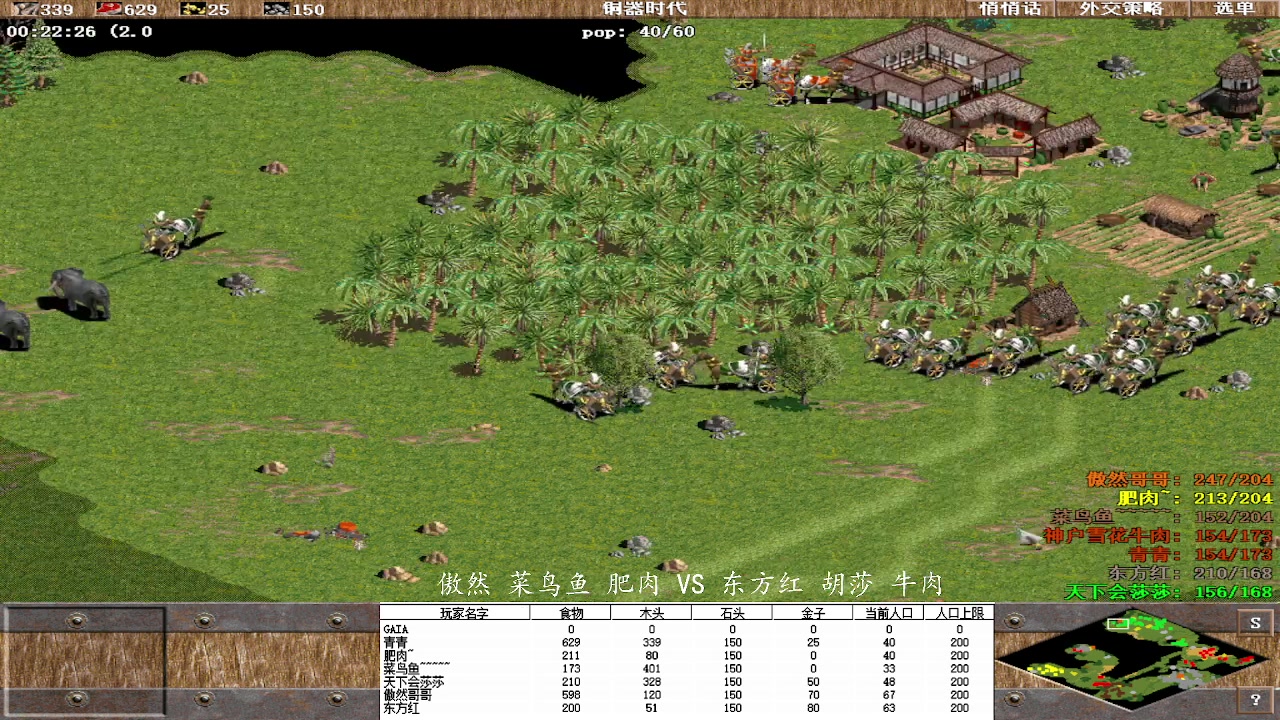 傲然 菜鸟鱼 肥肉 1 VS 3 东方红 胡莎 牛肉