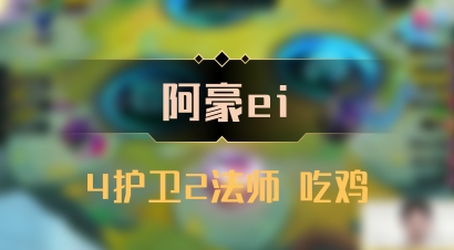 【阿豪ei】4护卫2法师 吃鸡