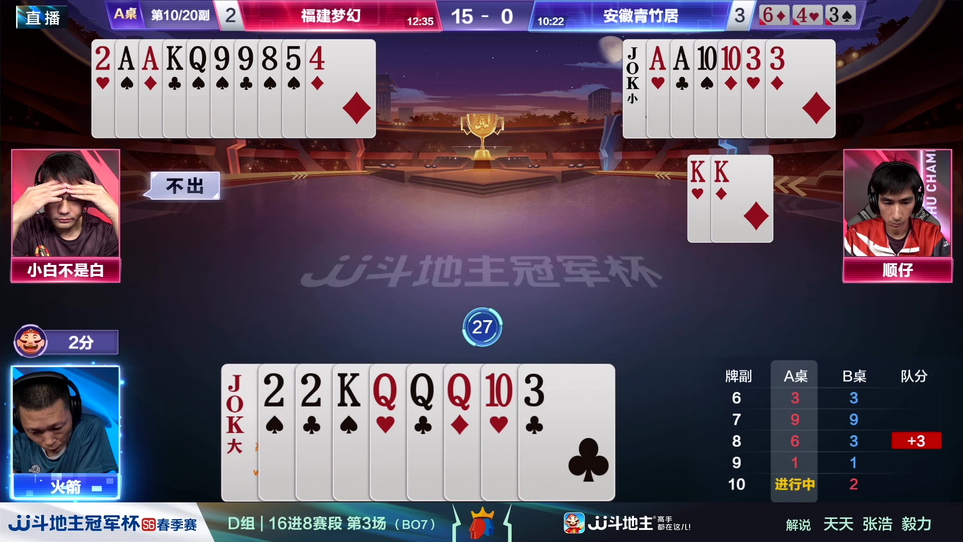 【2024-04-21 21点场】JJ斗地主官方：春季赛D组精彩继续