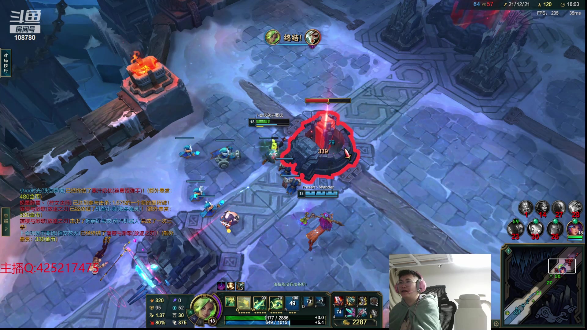 【2024-04-22 03点场】兮饭锐雯：克隆大乱斗王子回来啦