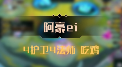 【阿豪ei】4护卫4法师 吃鸡