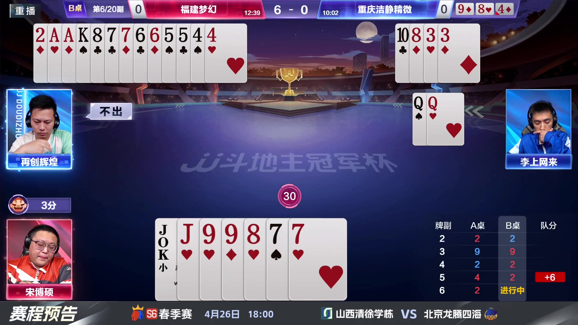 【2024-04-23 23点场】JJ斗地主官方：4.26 八强战火热来袭