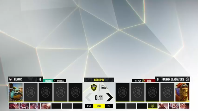ESL伯明翰 小组赛 Heroic-GG