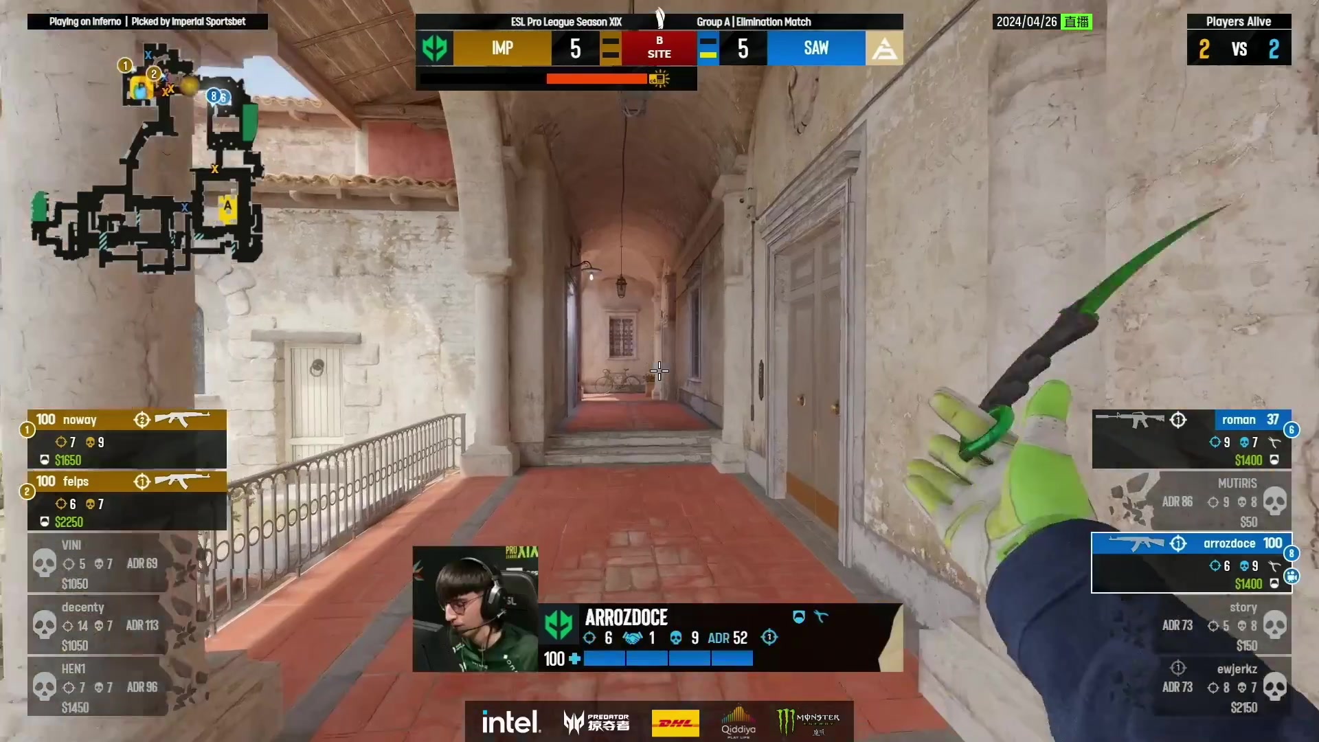 【2024-04-26 23点场】CSGO馒头：EPL开始了