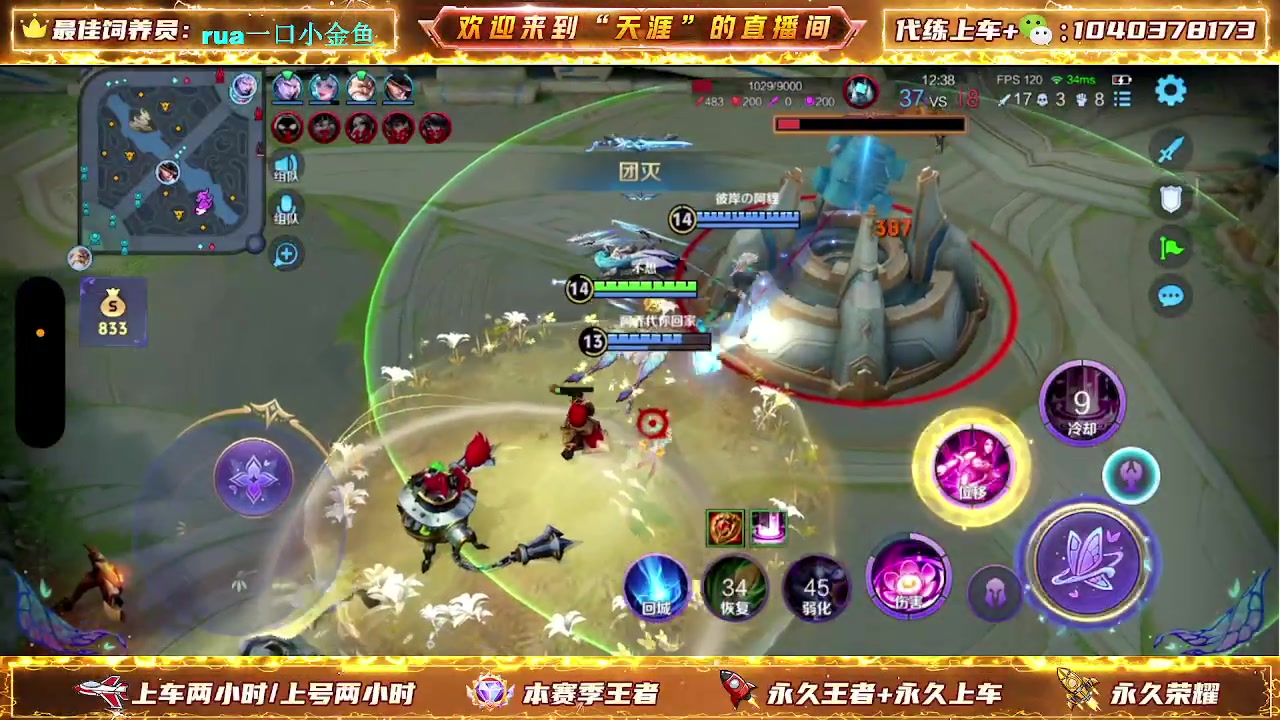 【2024-04-30 19点场】天涯丶全能打野：七年老主播带粉上车有位置 无敌胜率