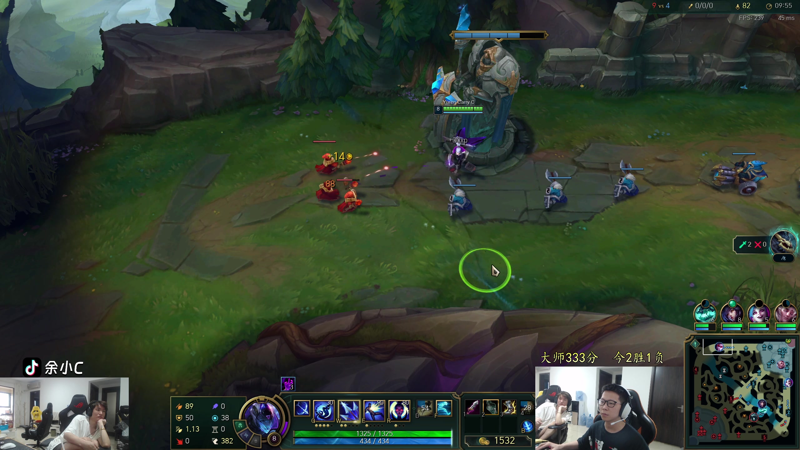 【2024-04-30 12点场】余小C真的很强：余小C：康特之神方可上分！