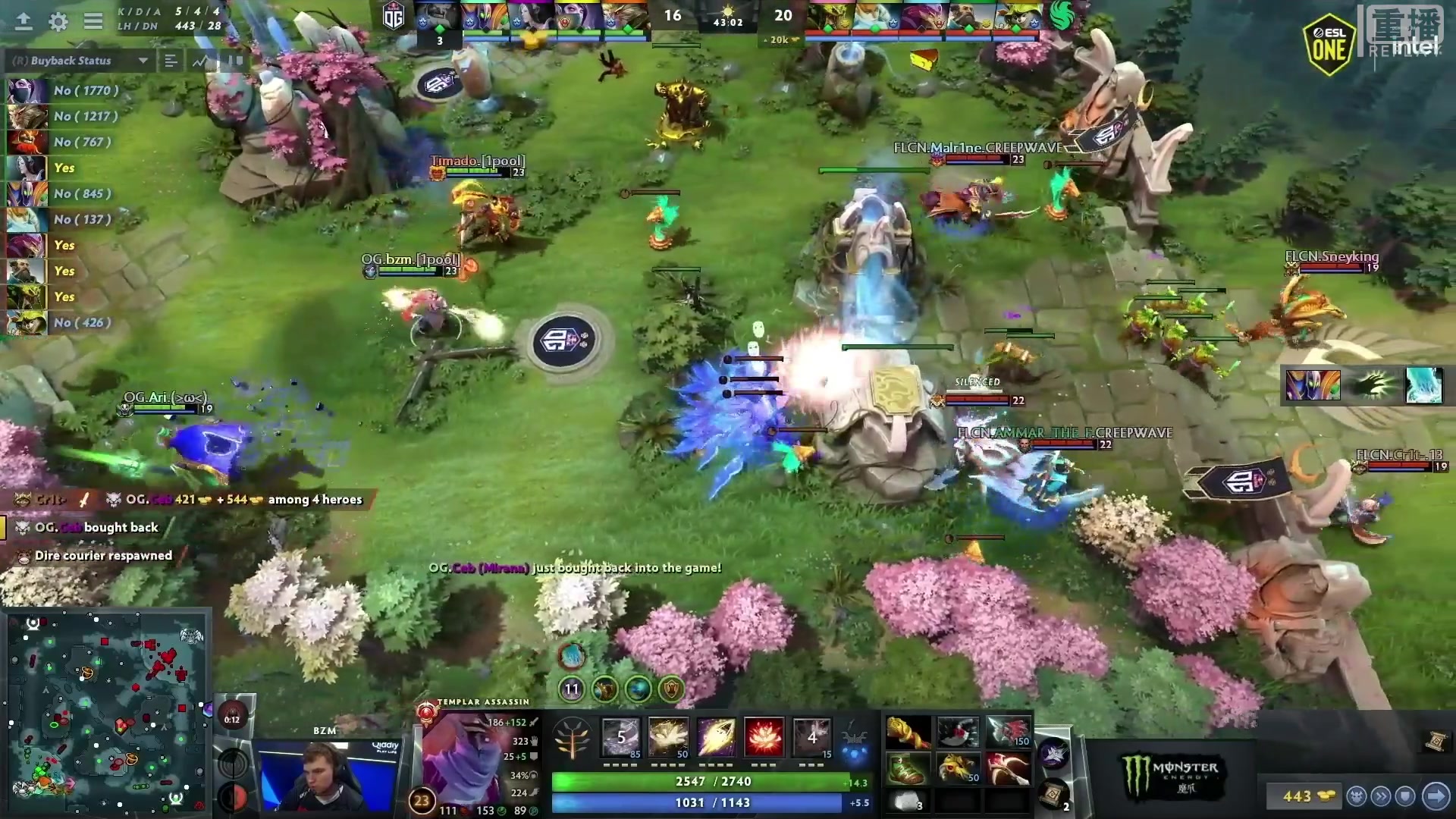 【2024-05-01 14点场】DOTA2赛事直播：重播 ESL伯明翰决赛日比赛