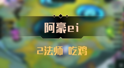 【阿豪ei】2法师 吃鸡