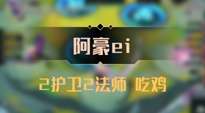 【阿豪ei】2护卫2法师 吃鸡