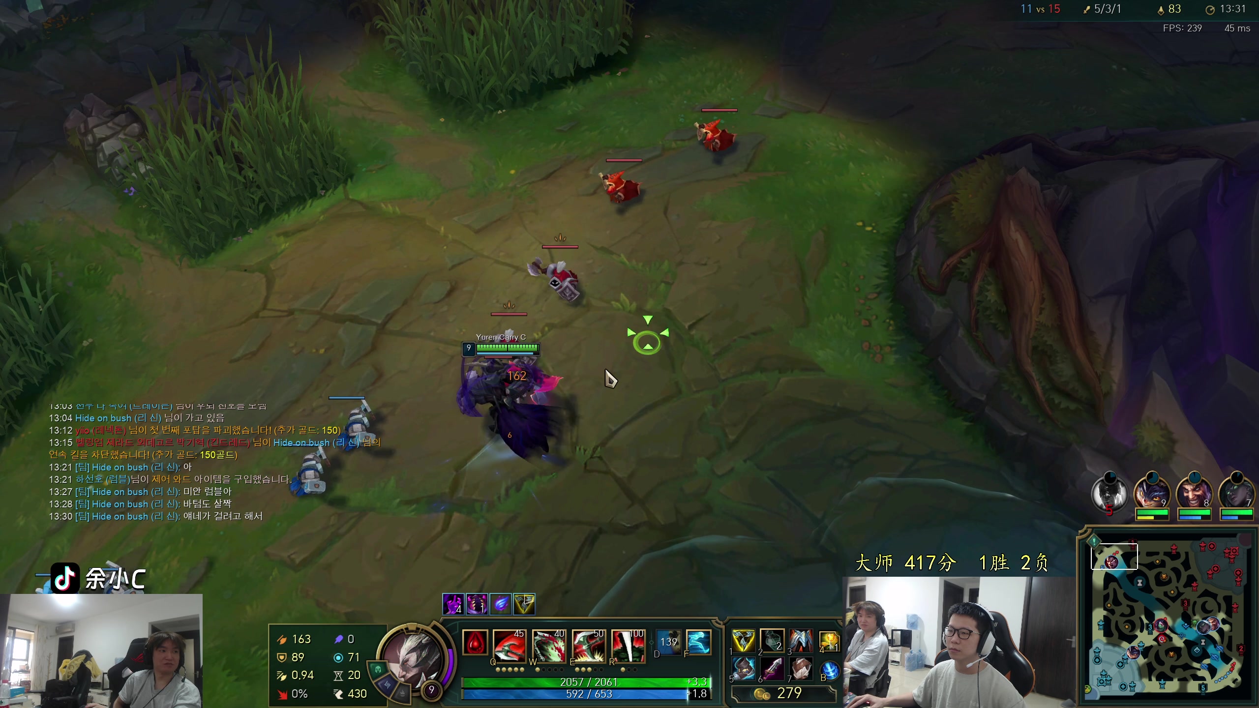 【2024-05-12 12点场】余小C真的很强：余小C：单杀之神证明自己！