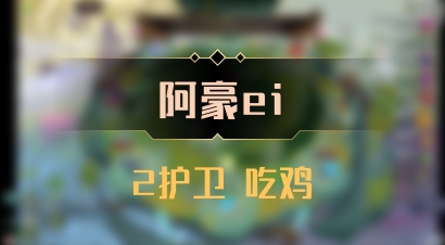 【阿豪ei】2护卫 吃鸡