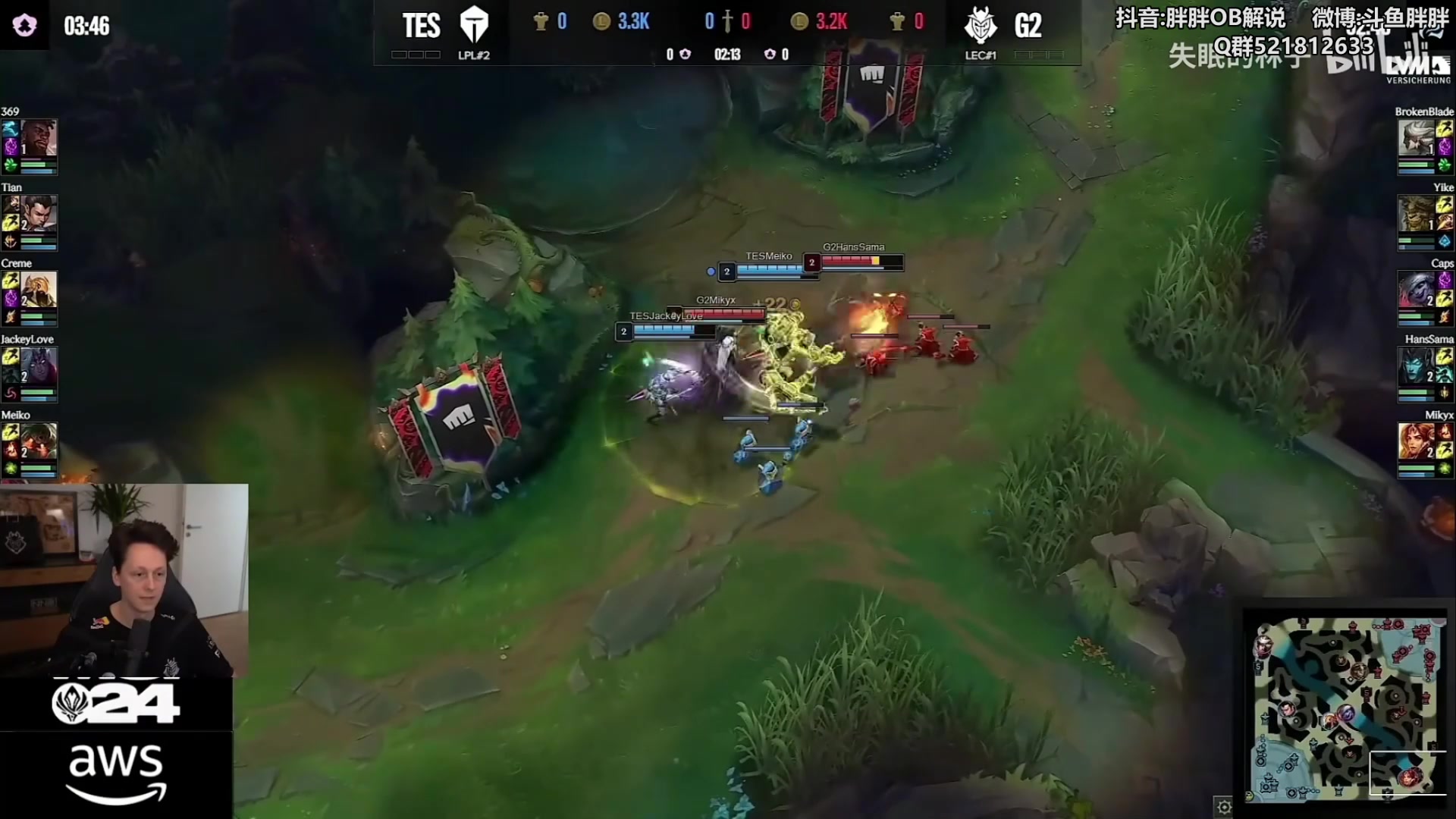 【2024-05-14 22点场】胖胖灬：胖胖OB：进来给BLG加个油，好吗？