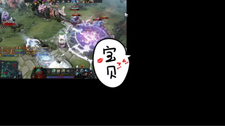 惨兮兮DOTA2中单死亡先知dp败北，对线被对面拉席克杀了后就滚雪球越来越惨唉