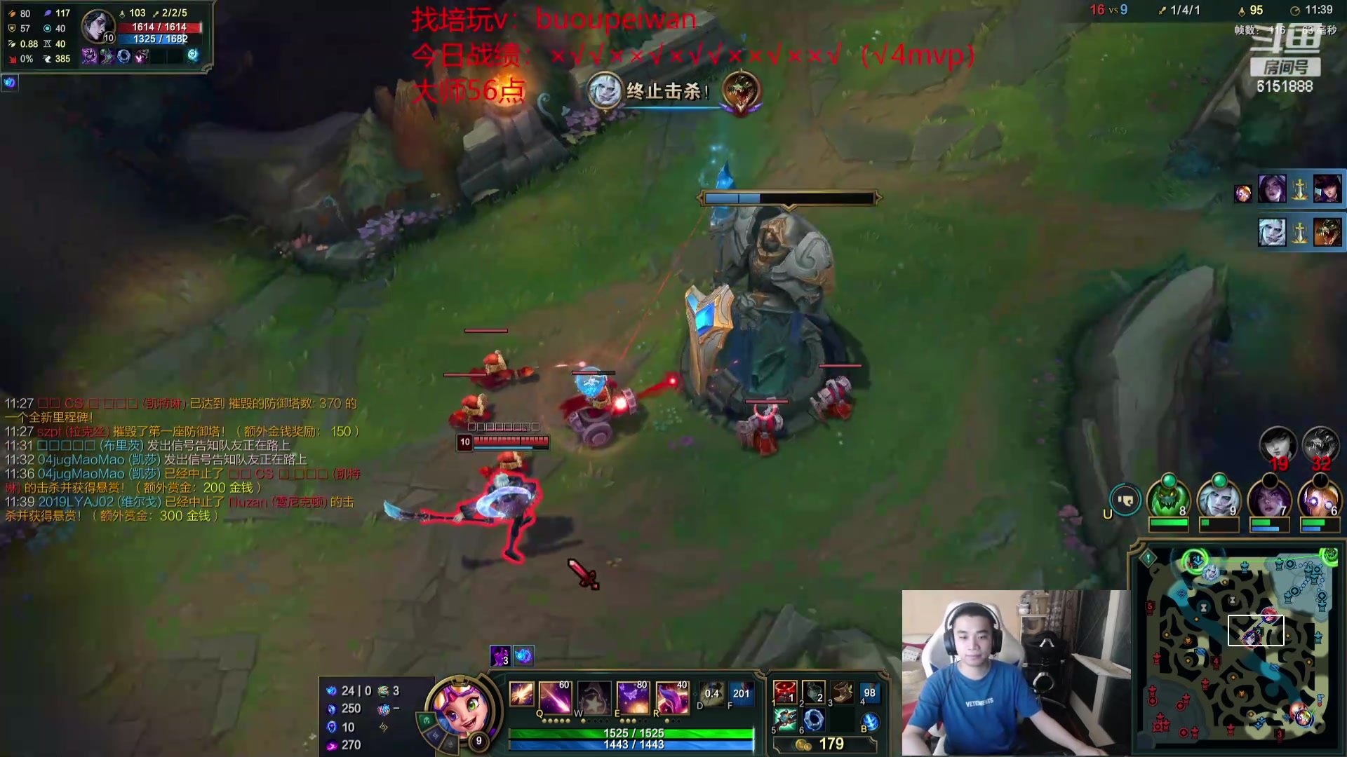 【2024-05-18 22点场】自宇666：韩服大师冲第一！