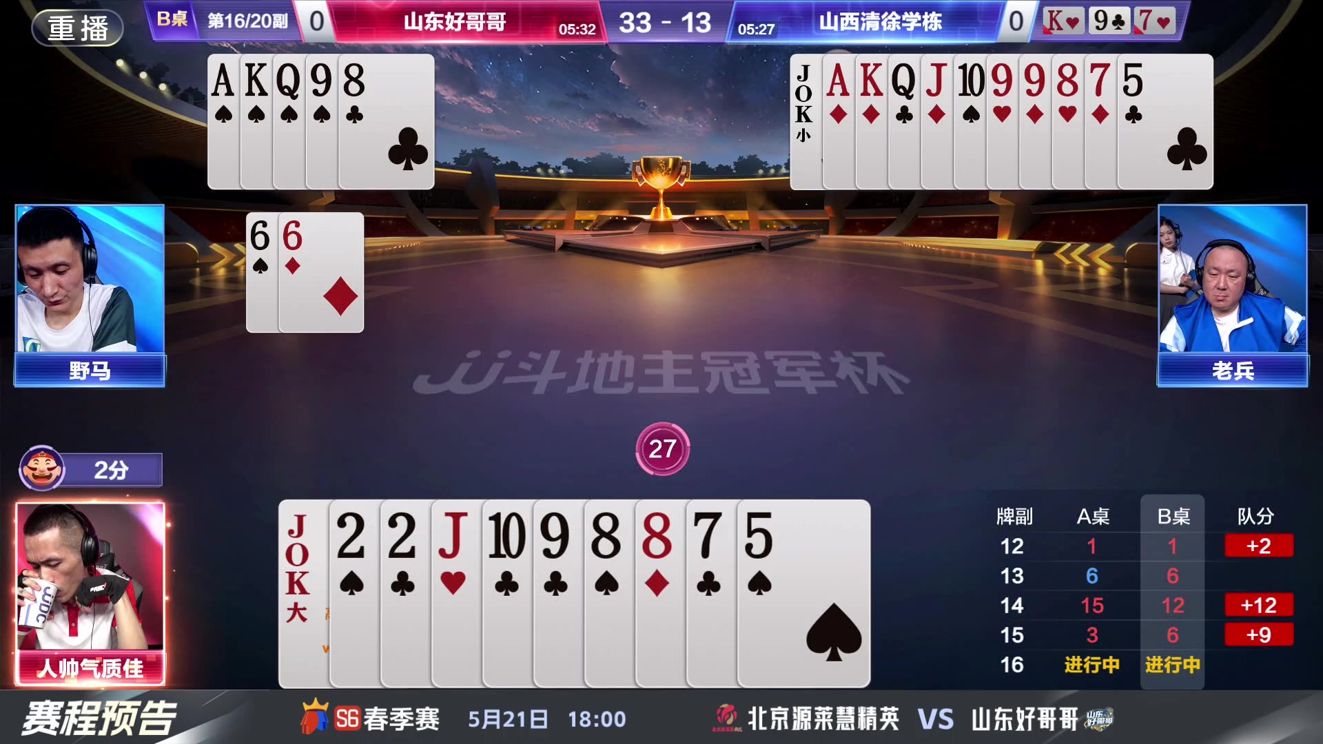 【2024-05-20 13点场】JJ斗地主官方：决赛擂台争锋！