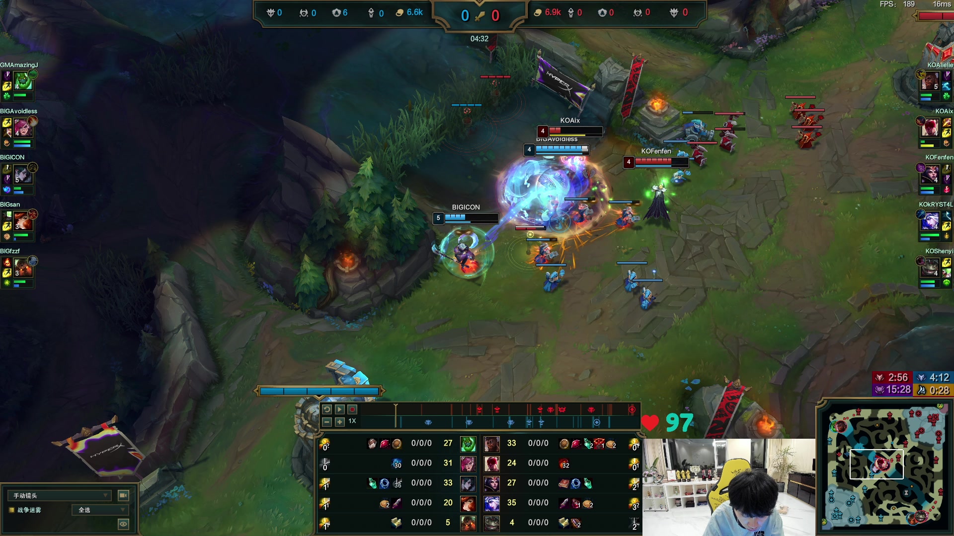 【2024-05-20 02点场】预言家lol：备战老头杯 训练赛打宝蓝