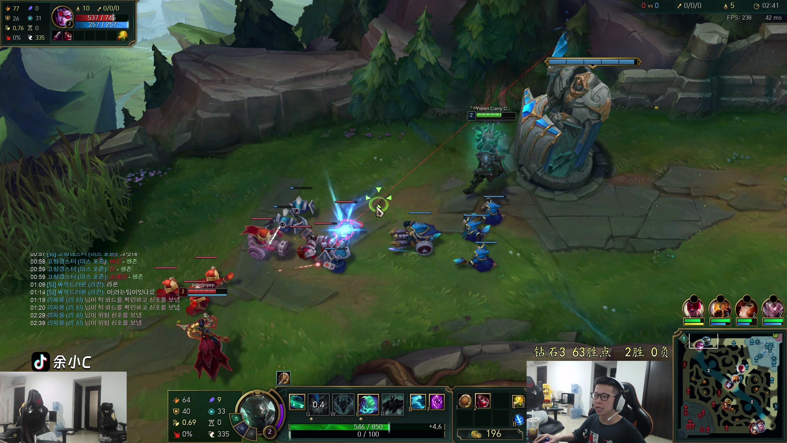 【2024-05-21 11点场】余小C真的很强：余小C：鱼人回来了！各位久等了！