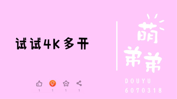 试试4K多开