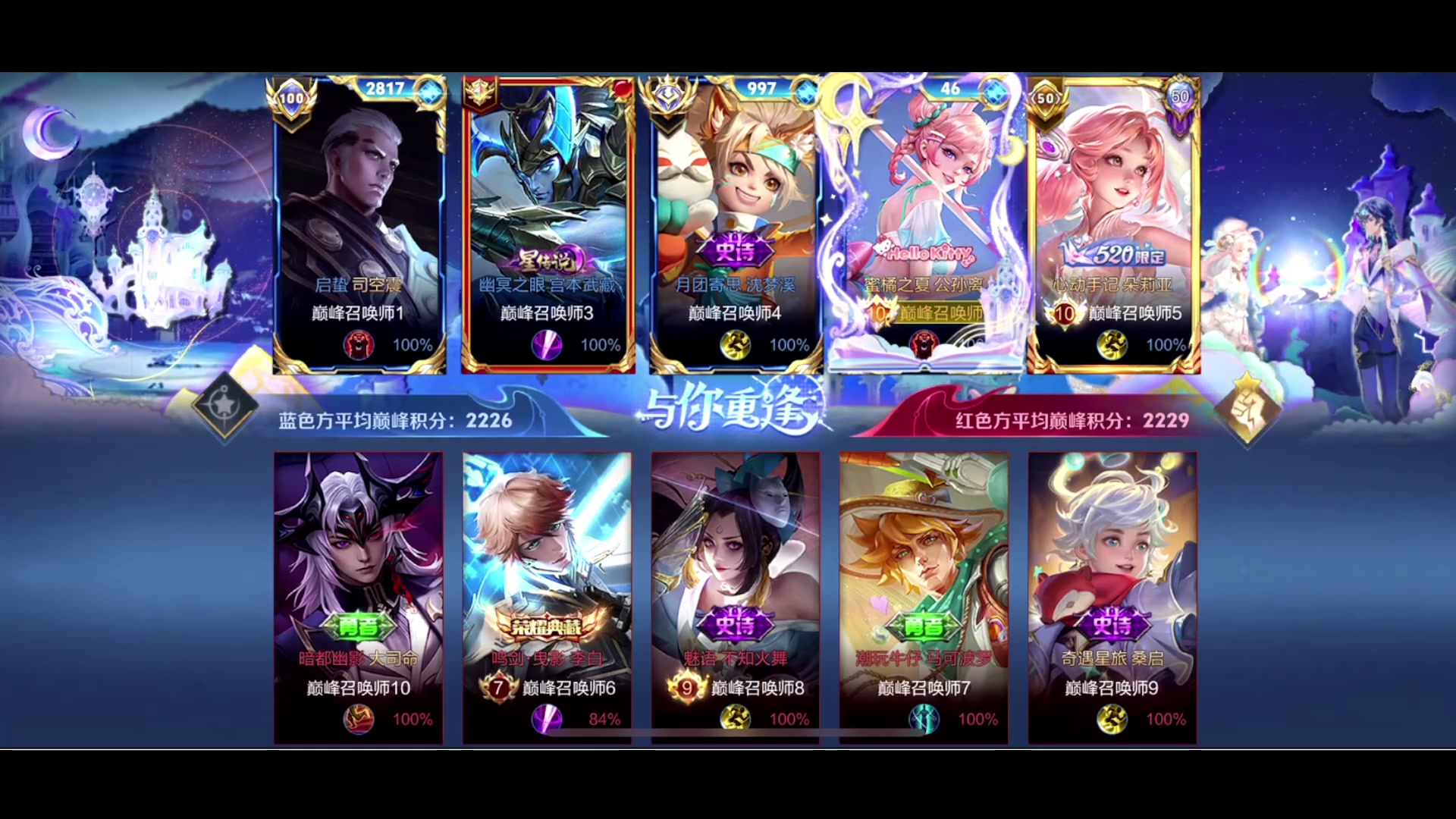 【2024-05-24 19点场】鹿小鸣l：梦之队请投钎城！！