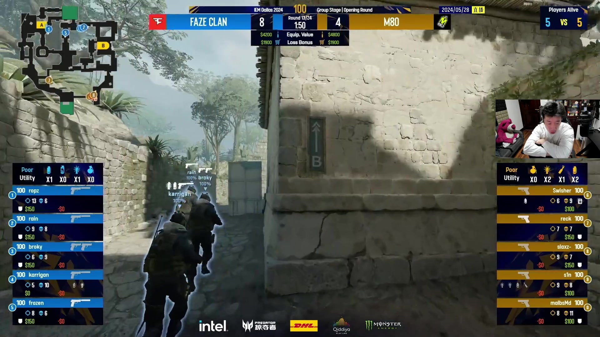 【2024-05-28 04点场】CSGO百岁三：IEM达拉斯 VIT vs G2