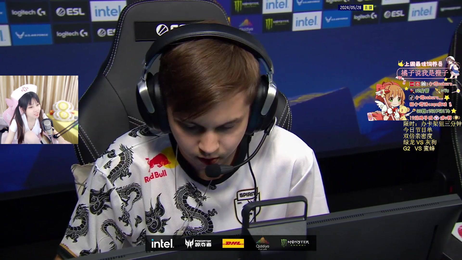 【2024-05-28 04点场】解说小樱sakura灬：【双倍】IEM达拉斯G2 VS 蜜蜂