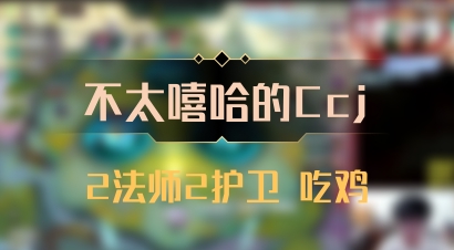 【不太嘻哈的Ccj】2法师2护卫 吃鸡