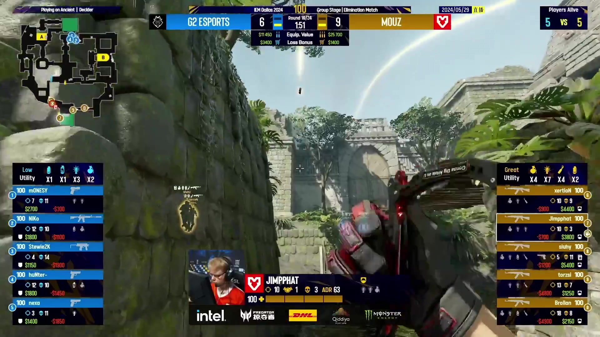 【2024-05-29 10点场】CSGO百岁三：G2 vs MOUZ 回家局BO3