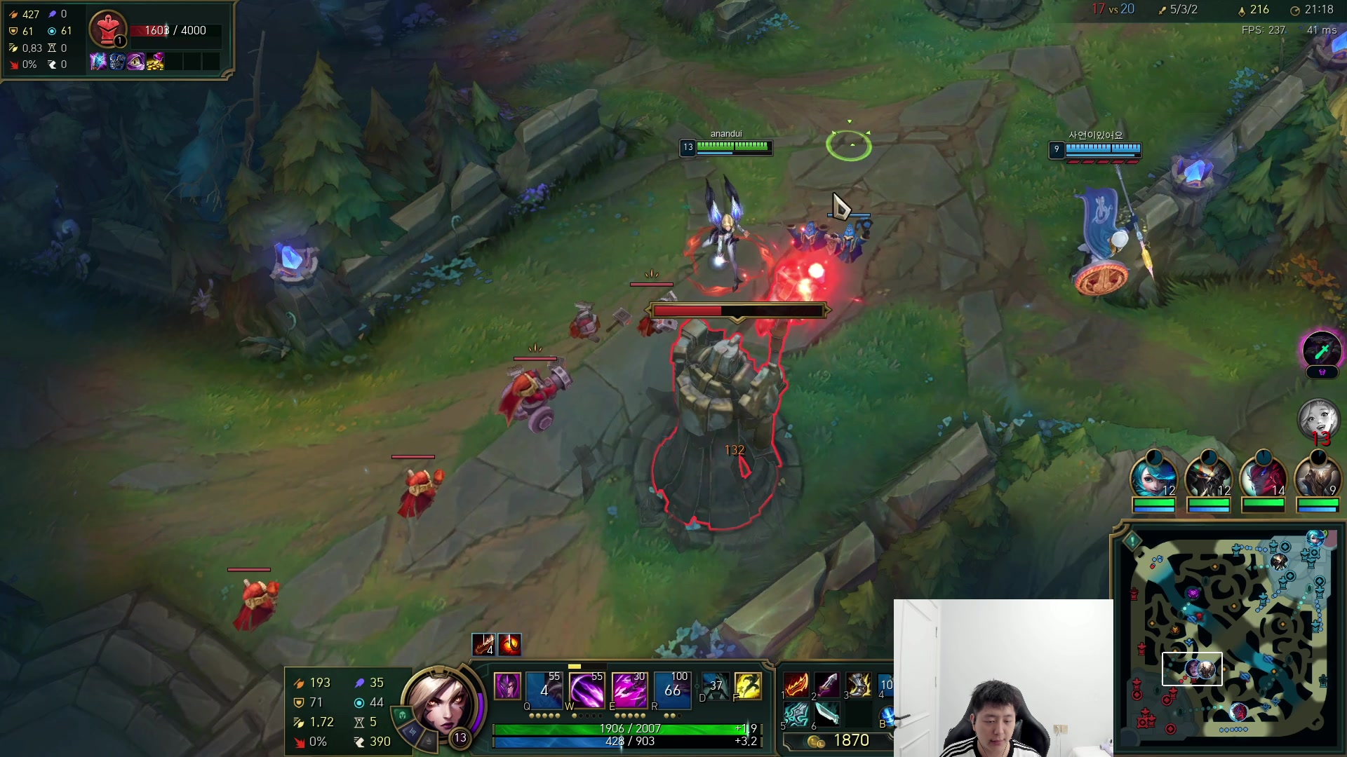 【2024-05-26 07点场】Jz0w0：【Jzad】韩服单排ad开干