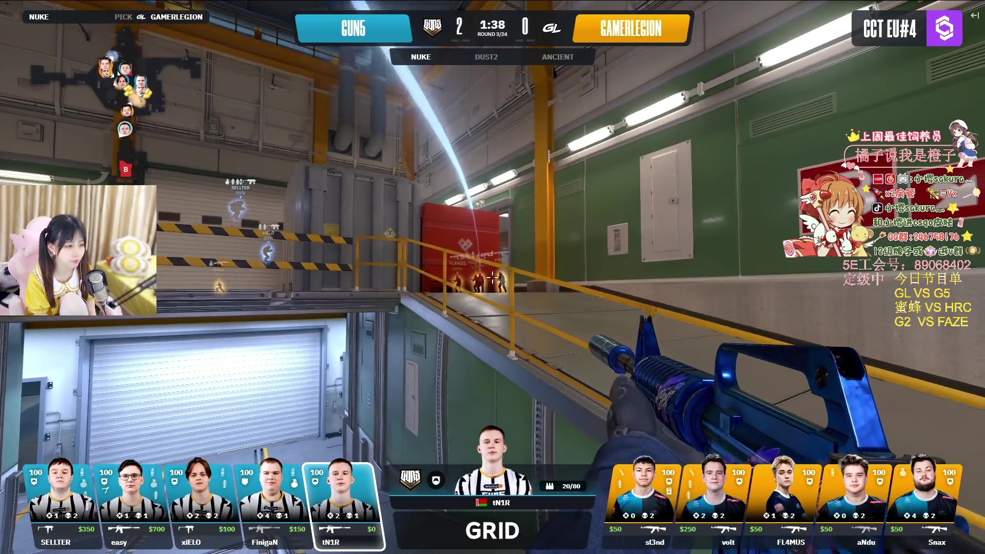 【2024-05-31 22点场】解说小樱sakura灬：【小樱】GL VS GUN5