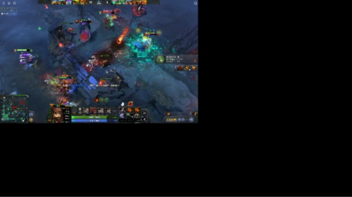美滋滋dota2中单屠夫帕吉对线打穿打爆死灵法师单杀了四次哈哈哈，稳稳的胜利提名