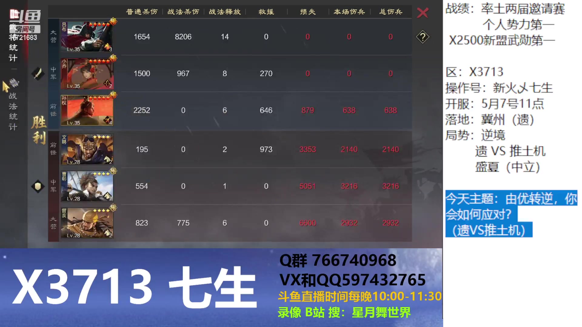 【2024-06-05 21点场】星月舞世界：由优转逆，你会如何应对？
（遗VS推土机