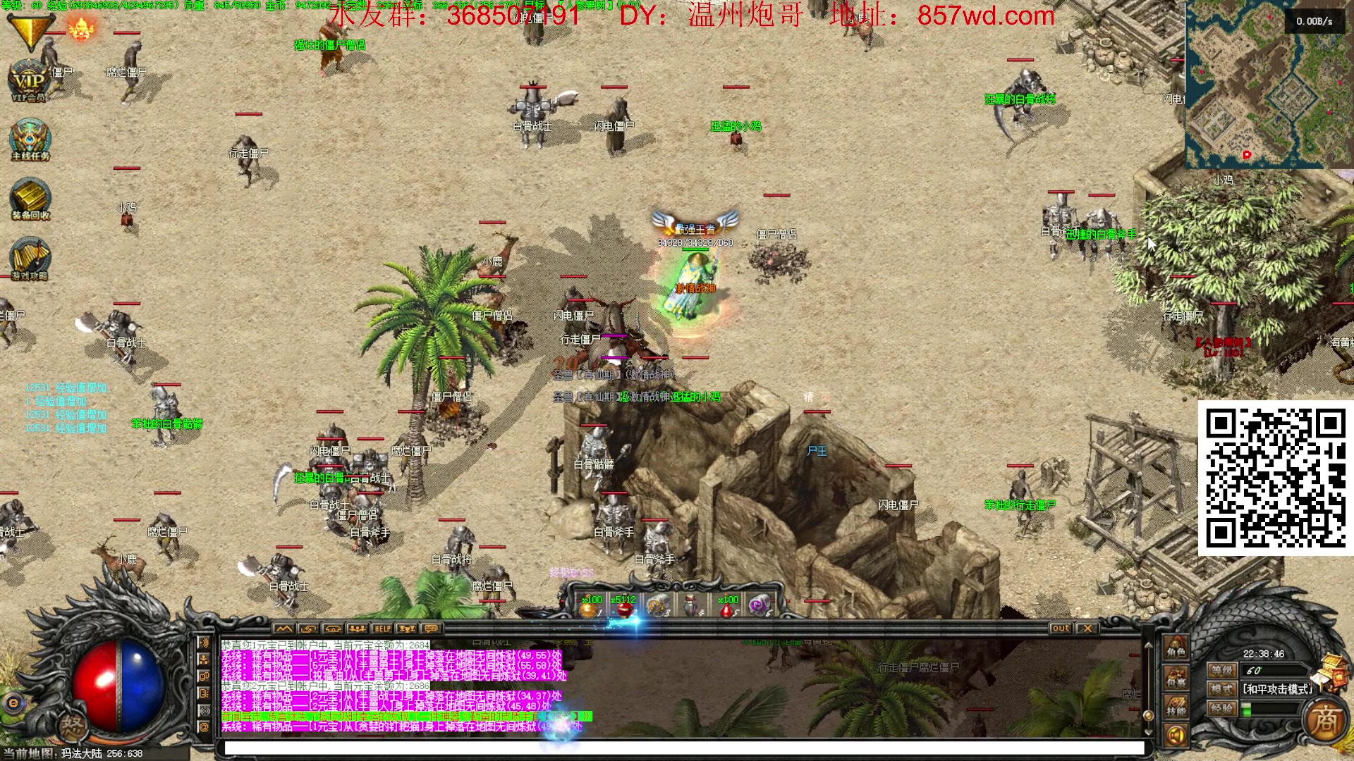 【2024-06-06 22点场】主播温州炮哥：玩传奇找炮哥,新版本开搞