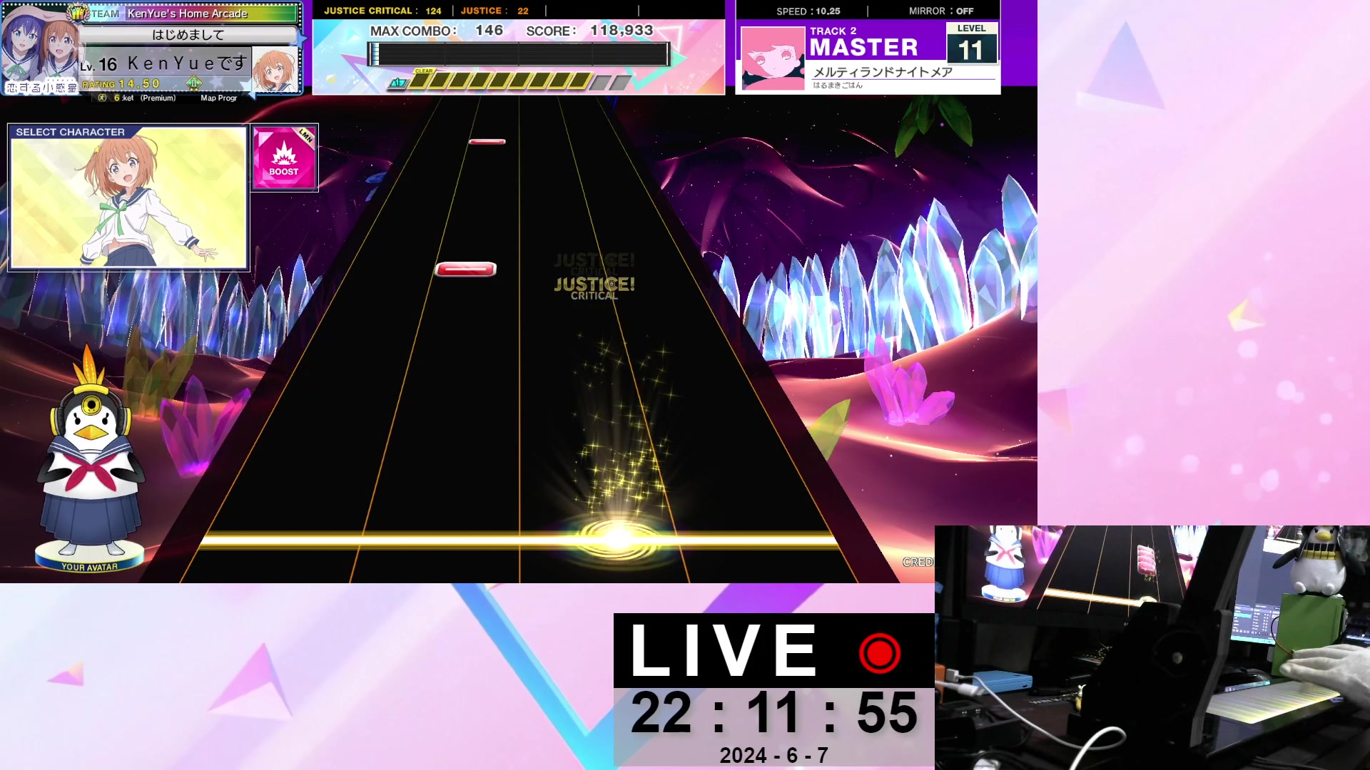 【2024-6-7 21点场】KenYueDesu:中二节奏日常练习