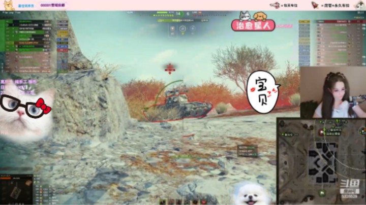 【坦克世界娉婷呀】魅影小镇-T110E4特级