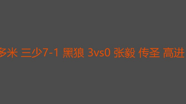 三少不急不慢吃一把肉