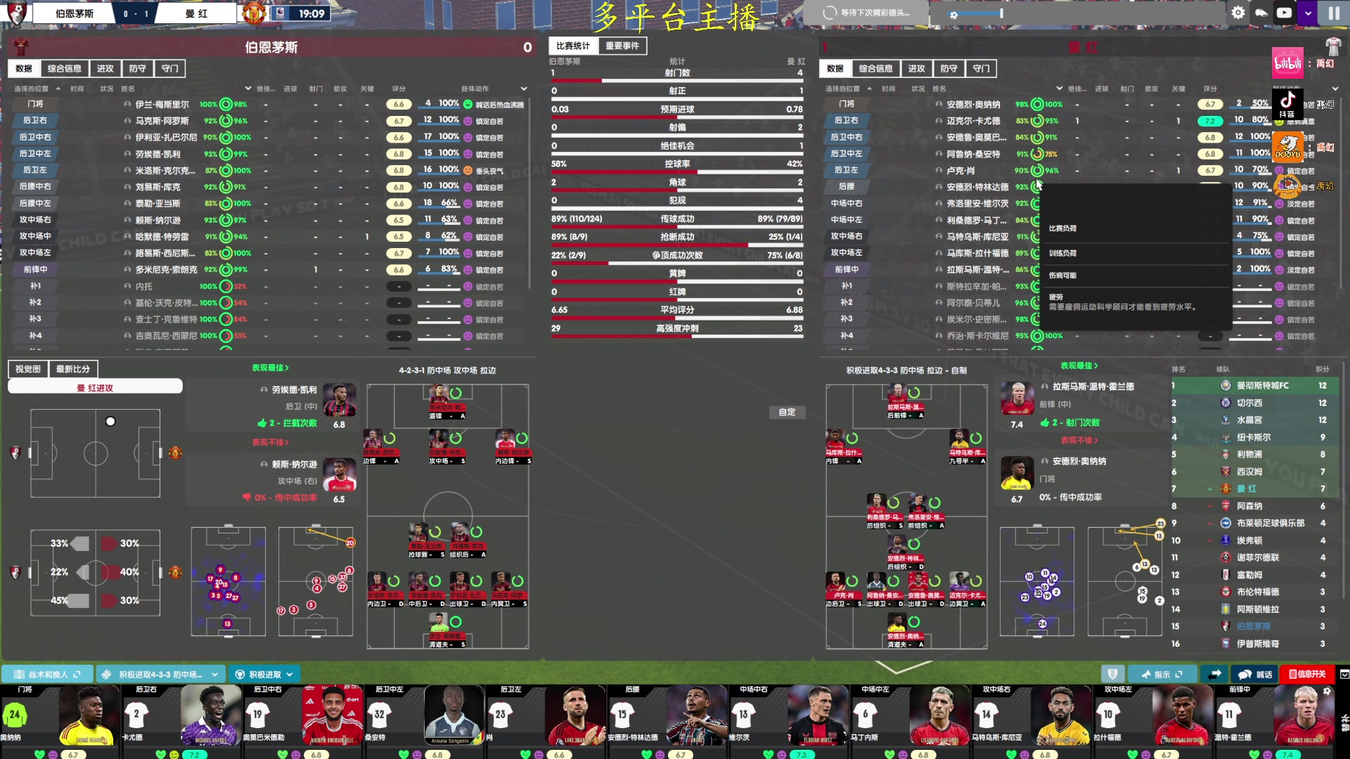 【2024-06-11 12点场】禹幻：《fm24》复兴曼联，第三赛季踢传控